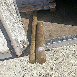 Пруток бронзовый БрАЖ9-4 60х1000 мм, 80х500 мм ГОСТ 1628-78